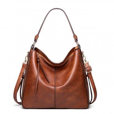 【AE36】Adjustable Strap Zipper Shoulder Bag, Casual PU Leather Crossbody Handbag by Prada
